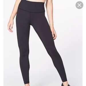 Lululemon Black High Rise Wunder Under 6